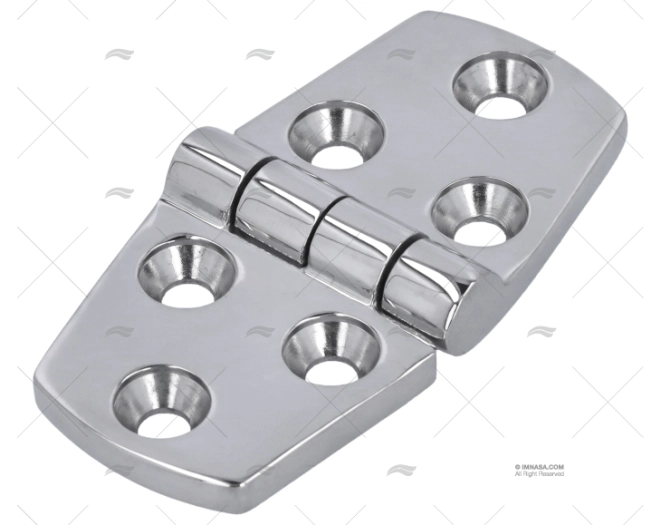 DOBRADIÇA 76x38mm FUNDIÇÃO INOX