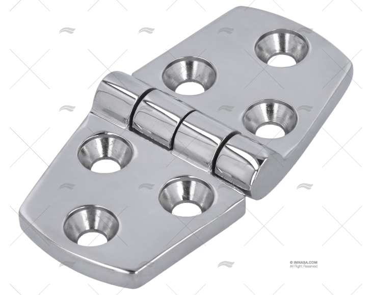 CERNIERA 76x38mm FUSIONE INOX
