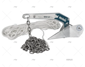 KIT ANCORAGGIO RHINO 6Kg CATENA+CIMA IMNASA