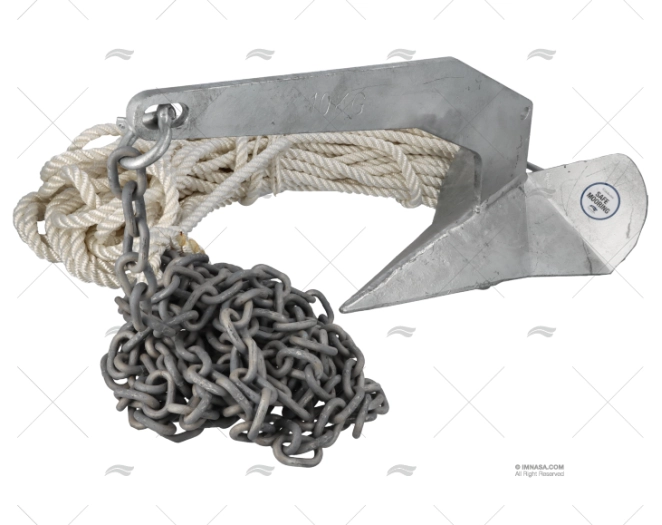 KIT ANCORAGGIO RHINO 10Kg CATENA+CIMA IMNASA