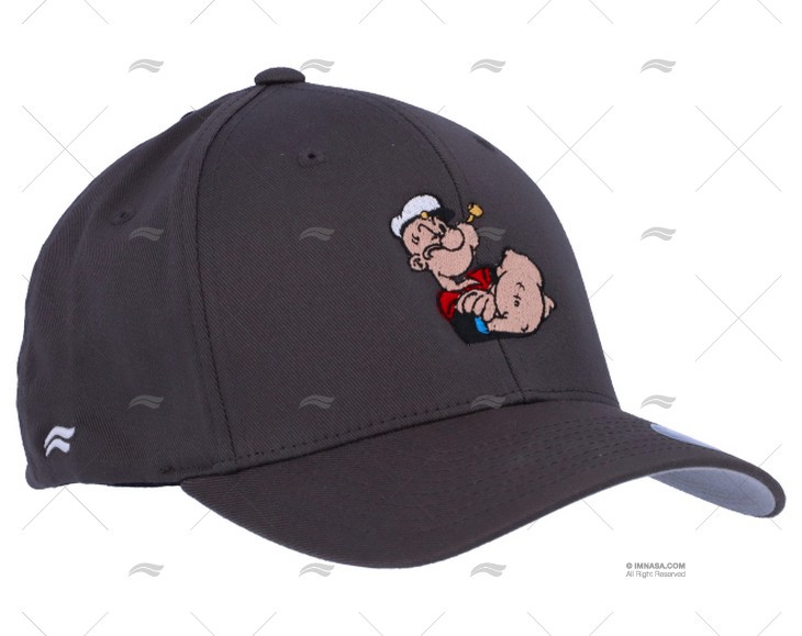 GORRA GRIS  POPEYE   L-XL