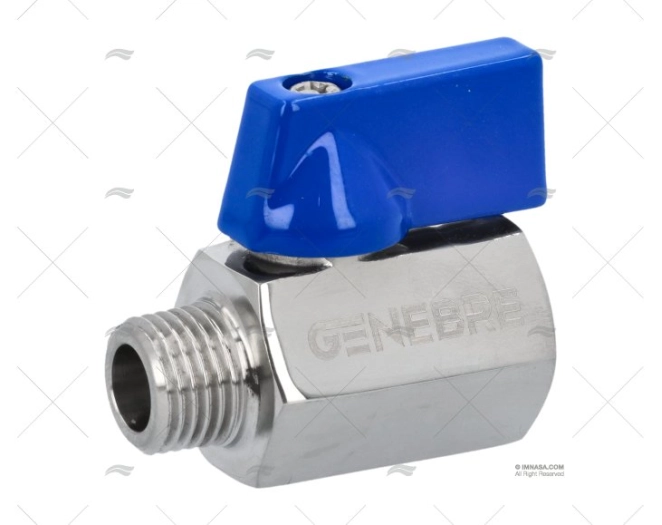 VÁLVULA ESFERA MINI M/F INOX 1/4"