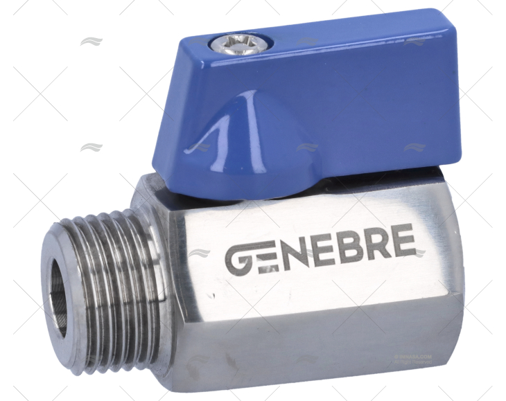 VÁLVULA DE ESFERA MINI M/F INOX 3/8"