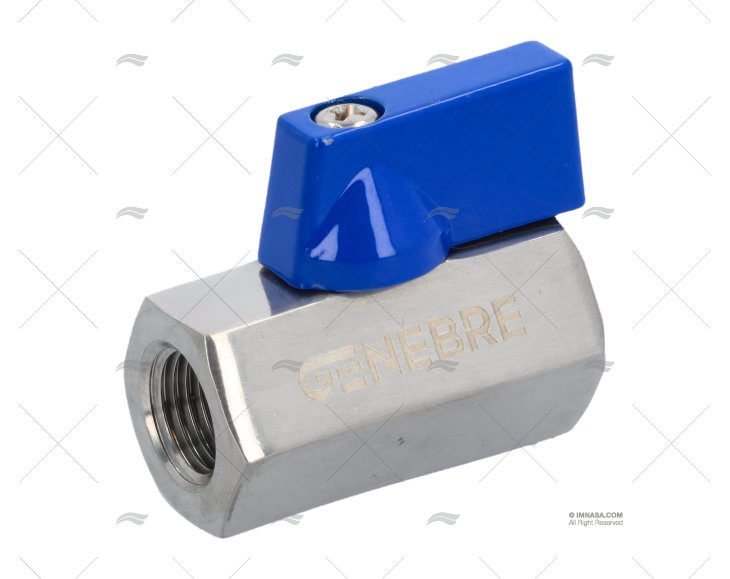 VÁLVULA ESFERA MINI F/F INOX 1/4"