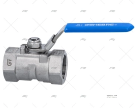 TORNEIRA INOX ASSENTO PTFE COM MOITÃO 3/4"