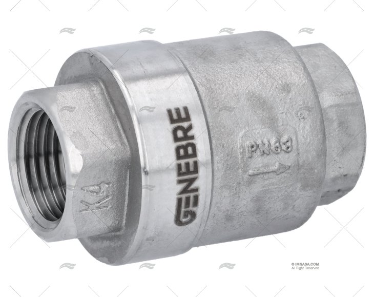 VÁLVULA RETENÇÃO INOX 1/2"