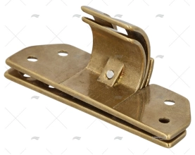 CERNIERA OTTONE LUCIDO 80x27x34mm FORESTI SUARDI