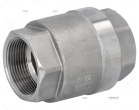 VÁLVULA RETENÇÃO INOX 1 1/2"