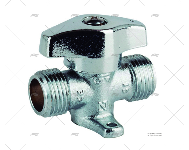 VALVOLA GAS OTTONE 1/2"