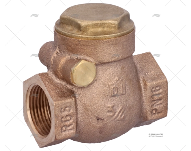 VALVULA CON TAMPA BRONZE 3/4" GUIDI