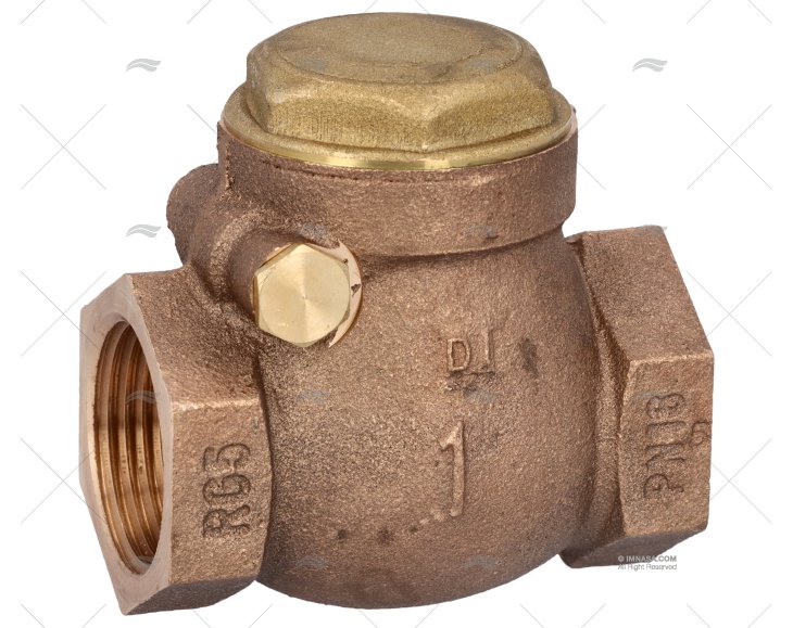 SWING CHECK VALVE BRONZE 1" GUIDI
