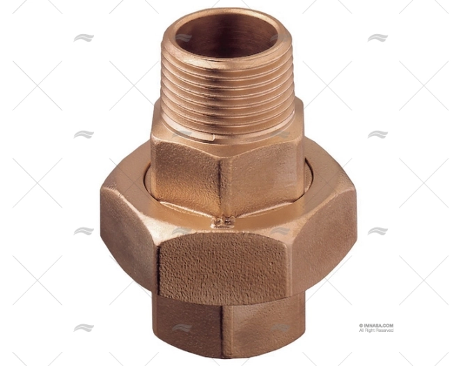 UNIONE MASCHIO-FEMMINA BRONZO 1/2" GUIDI