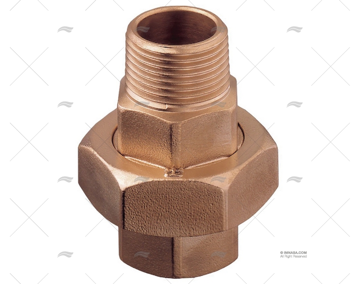 UNIONE MASCHIO-FEMMINA BRONZO 1/2" GUIDI