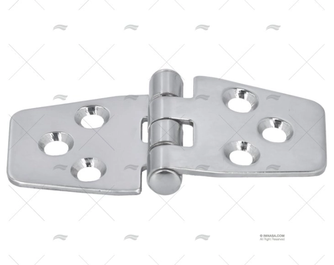 STAINLESS STEEL HINGE 80x37mm