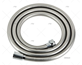 TUBO DUCHE 1,70m PRATEADO INOX G1/2"-G1/2"