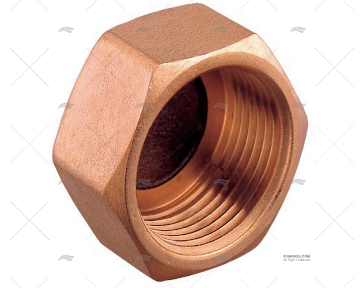 TAMPÃO FÊMEA BRONZE 1" 1/2 GUIDI