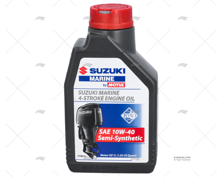 ÓLEO 10W 40 SUZUKI MARINE