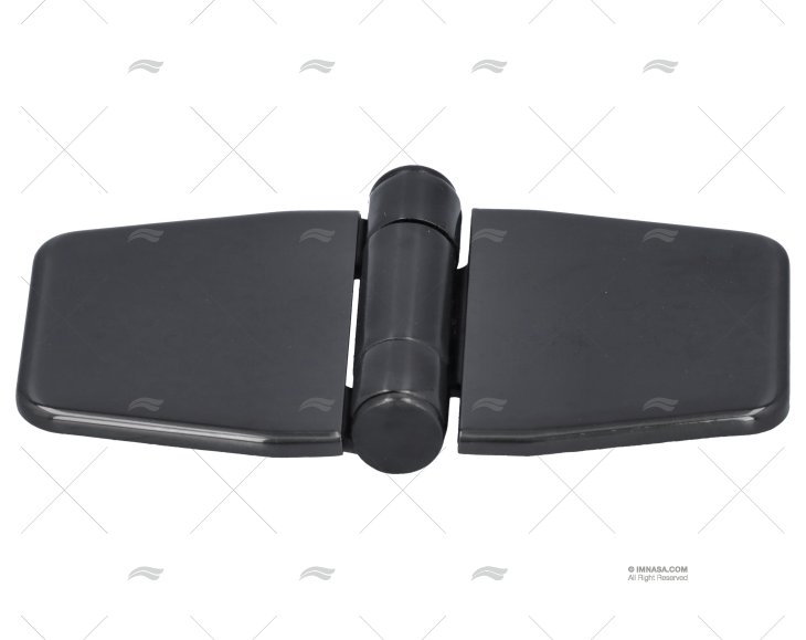 DOBRADIÇA C/TAMPA 39x78mm AÇO INOX 316 PRETO BRILHANTE MARINE TOWN