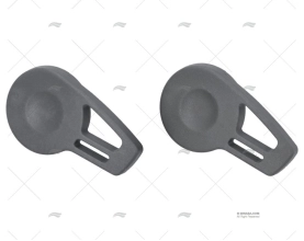 SET OF EXTERIOR HANDLES  (1 SET) LEWMAR