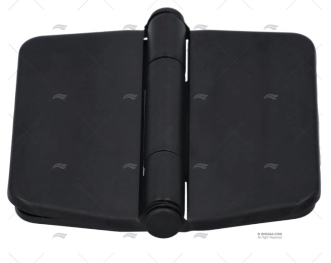 DOBRADIÇA PARA CONVÉS 78x78mm INOX 316 PRETO M MARINE TOWN