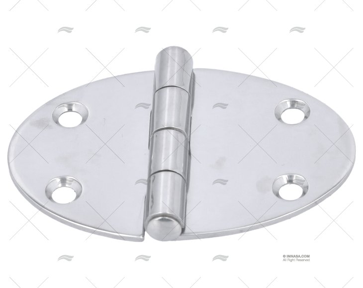 DOBRADIÇA OVAL INOX 84x56mm