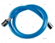 SHOWER HOSE 0,75m BLUE S.S. G1/2"-G1/2"