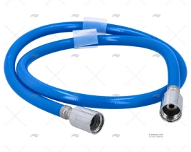 TUBO DUCHE 1,20m AZUL INOX G1/2"-G1/2"