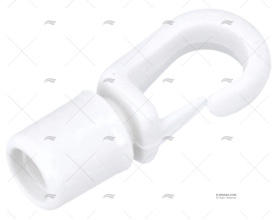SOPORTE GANCHO BLANCO 5-6mm