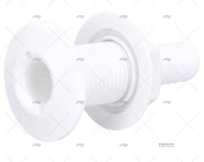 PASSASCAFO PLASTICA BIANCO 1/2"