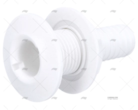 PASSASCAFO PLASTICA BIANCO 1"