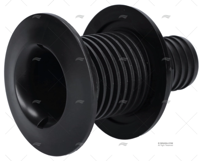 PASACASCO PLASTICO NEGRO 1-1/4"