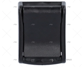 FIBBIA IN PLASTICA NERA 30mm