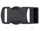 BLACK DOUBLE PLASTIC WEBBING BUCKLE 25mm