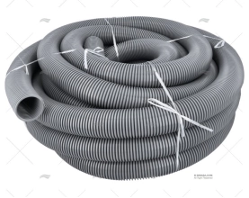 PVC FLEXIBLE HOSE GREY 53-62mm 15m