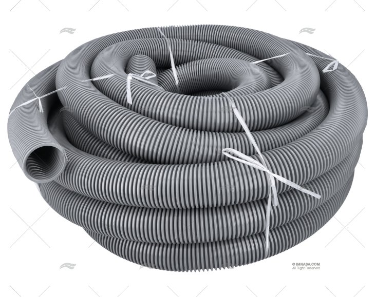 PVC FLEXIBLE HOSE GREY 53-62mm 15m