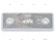 WHITE POSITION LIGHT LED 110x42x9mm 12/2