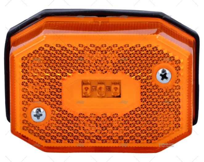 LUCE LAMPEGGIANTE ARANCIONE LED 65x42x30mm
