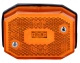 ORANGE FLASHING LIGHT 65x42x30mm 12/36V