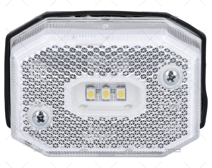 LUZ INTERMITENTE BLANCO LED 65x42x30mm 1