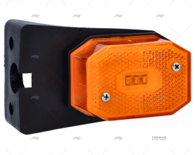 LUZ INTERMITENTE LARANJA LED COM SUPORTE