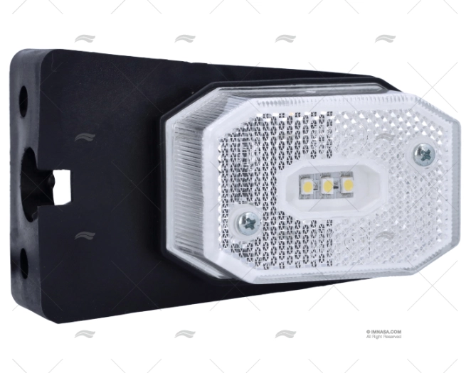 LUZ INTERMITENTE BRANCA LED COM SUPORTE