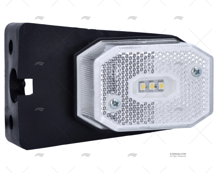 LUZ INTERMITENTE BRANCA LED COM SUPORTE