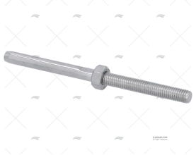 TERMINALE C/FILETTATURA PASSO GROSSO INOX316 4mm M8