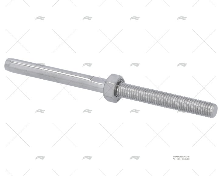 TERMINALE C/FILETTATURA PASSO GROSSO INOX316 4mm M8