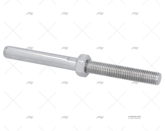 TERMINAL C/ROSCA LONGA INOX316 7mm M14