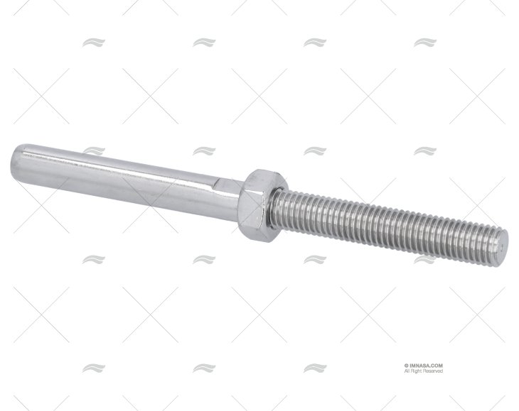 TERMINAL C/ROSCA LONGA INOX316 7mm M14