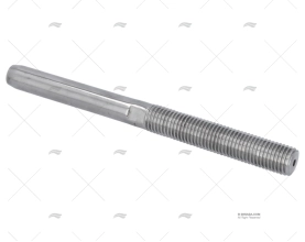 TERMINALE C/FILETTATURA LUNGA INOX316 10mm M20