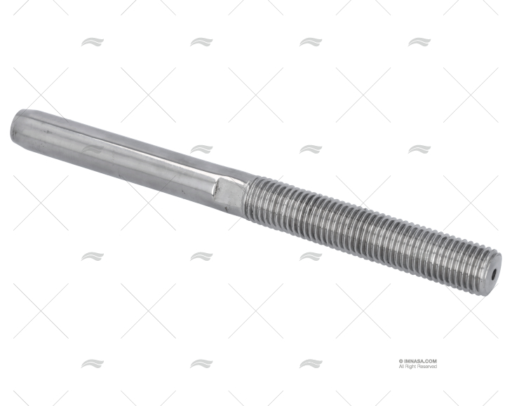 TERMINALE C/FILETTATURA LUNGA INOX316 10mm M20