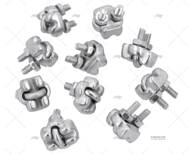 FERMACAVI INOX 2mm (10u)