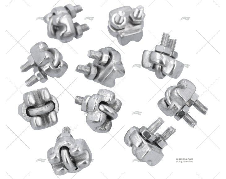 ABRAÇADEIRAS DE CABOS INOX 2mm (10u)